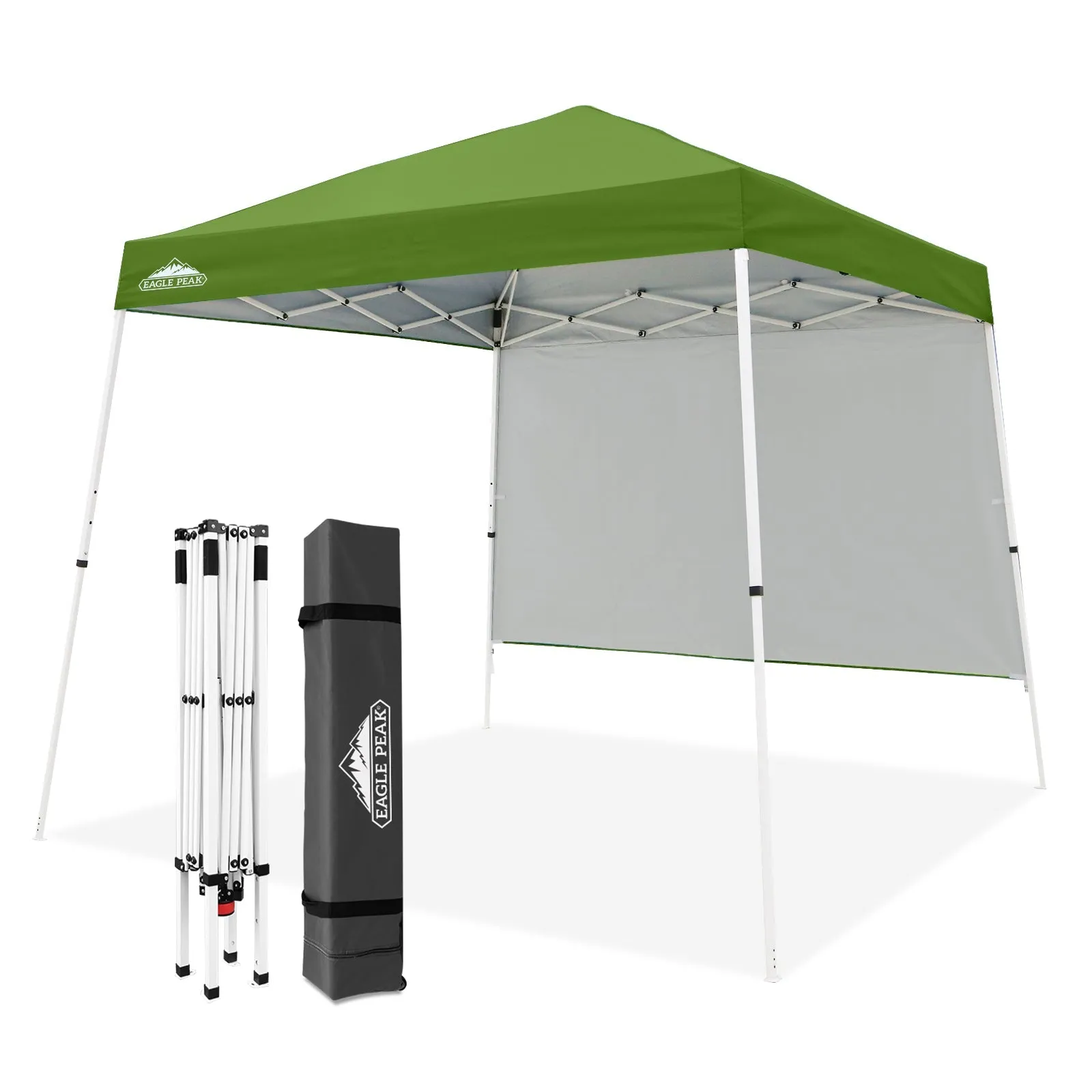 10x10 Pop Up Canopy Tent with Wall Panel, 10x10 Base 8x8 Top