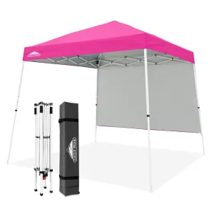 10x10 Pop Up Canopy Tent with Wall Panel, 10x10 Base 8x8 Top