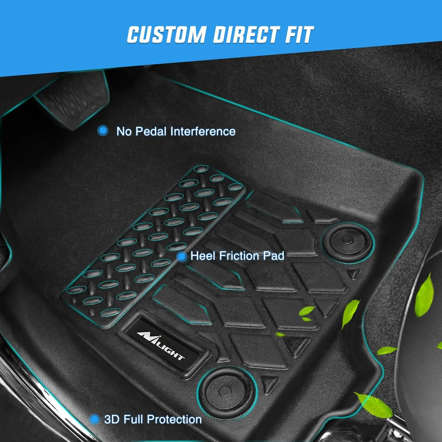 2023 2024 2025 Mitsubishi Outlander PHEV TPE Floor Mats