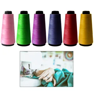 4 Spools Bright Colors Sewing Thread 1000 Meters 3280 Feet Sew Fabric Upholstery