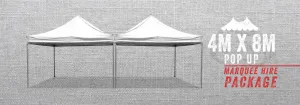 4m x 8m Pop Up Marquee Package