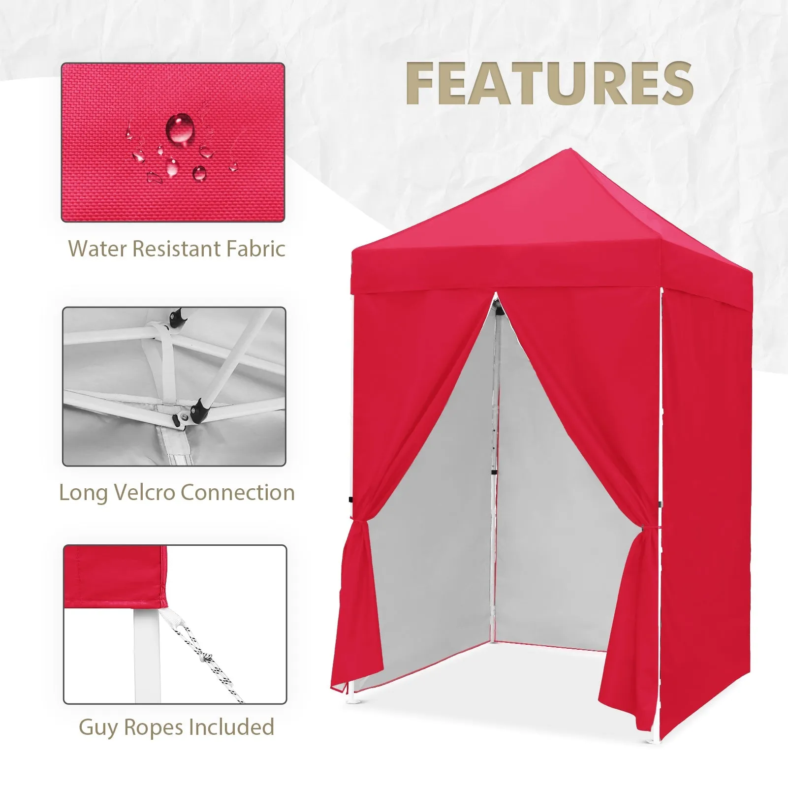 5x5 Instant Canopy with 4-Side Wall Panels