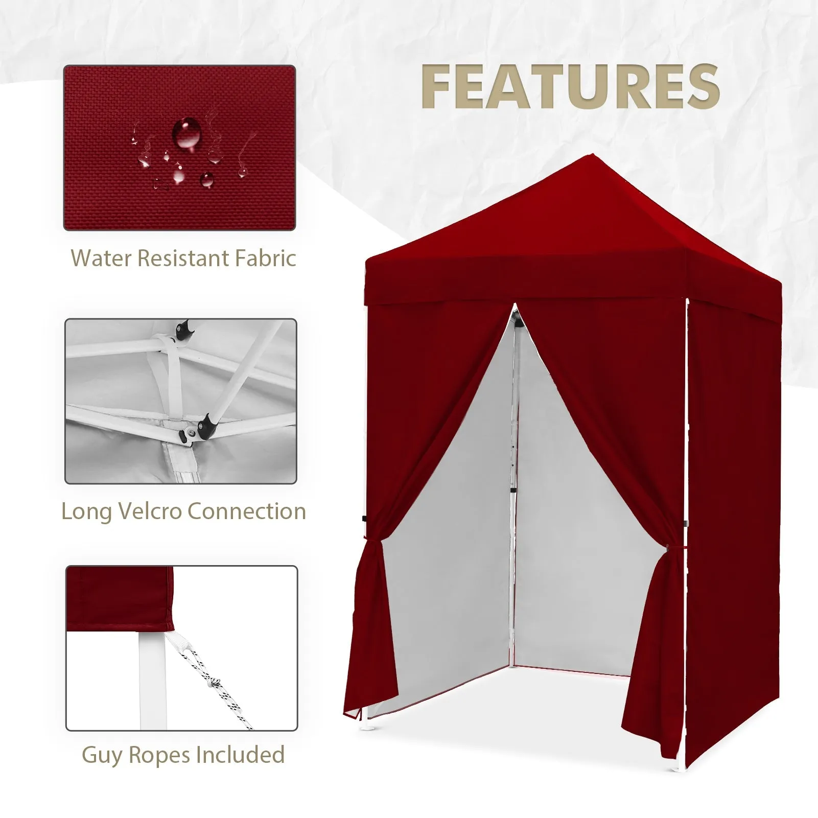 5x5 Instant Canopy with 4-Side Wall Panels