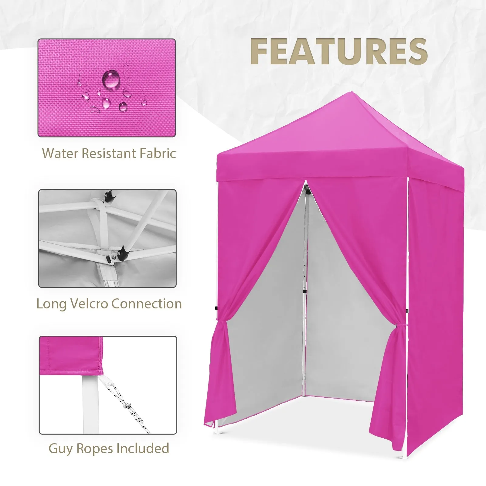 5x5 Instant Canopy with 4-Side Wall Panels