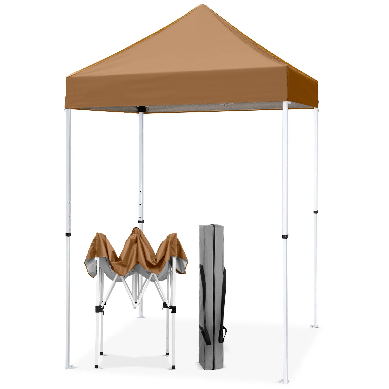 5x5 Pop Up Canopy Tent Instant Straight Leg  Outdoor Canopy Easy Set-up