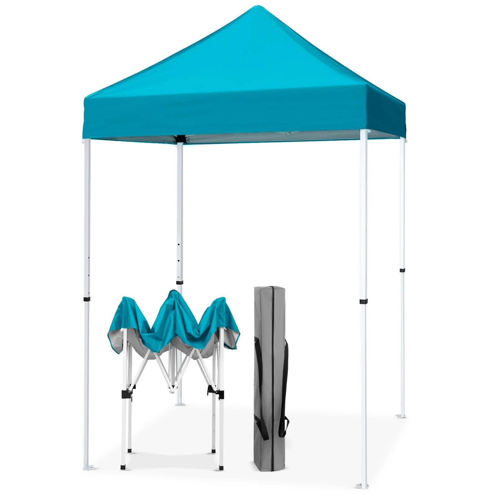 5x5 Pop Up Canopy Tent Instant Straight Leg  Outdoor Canopy Easy Set-up