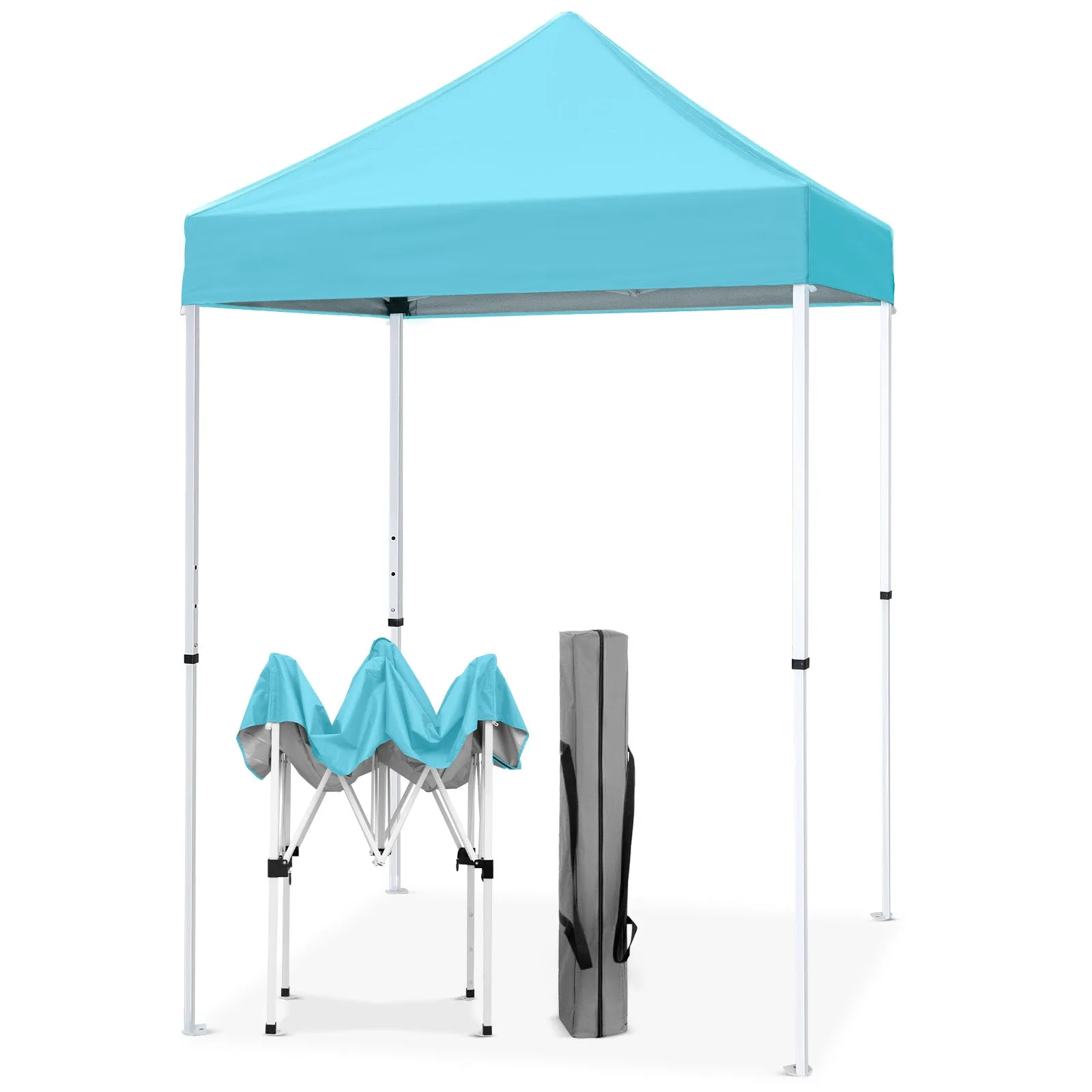 5x5 Pop Up Canopy Tent Instant Straight Leg  Outdoor Canopy Easy Set-up