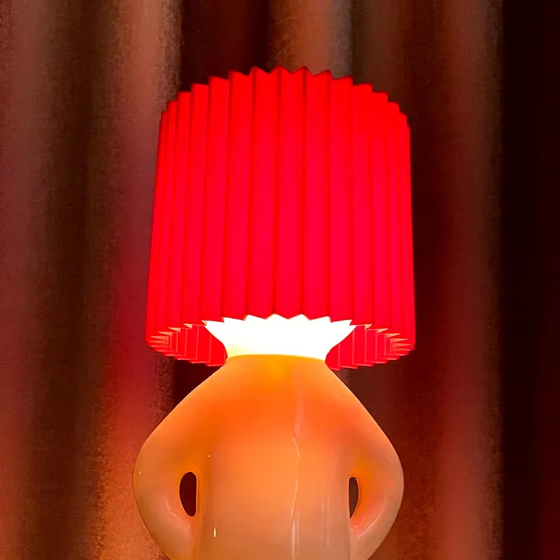 Creative Table Small Book Lights Little Naughty Boy Night Light Shy Man Lamp for Children Home Room Bedside Desk Decoration Gift