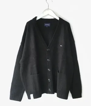 DESCENDANT/NURSE KNIT CARDIGAN (BLACK)
