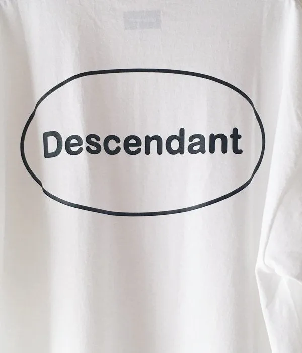 DESCENDANT/OVAL CREW NECK SS (WHITE)