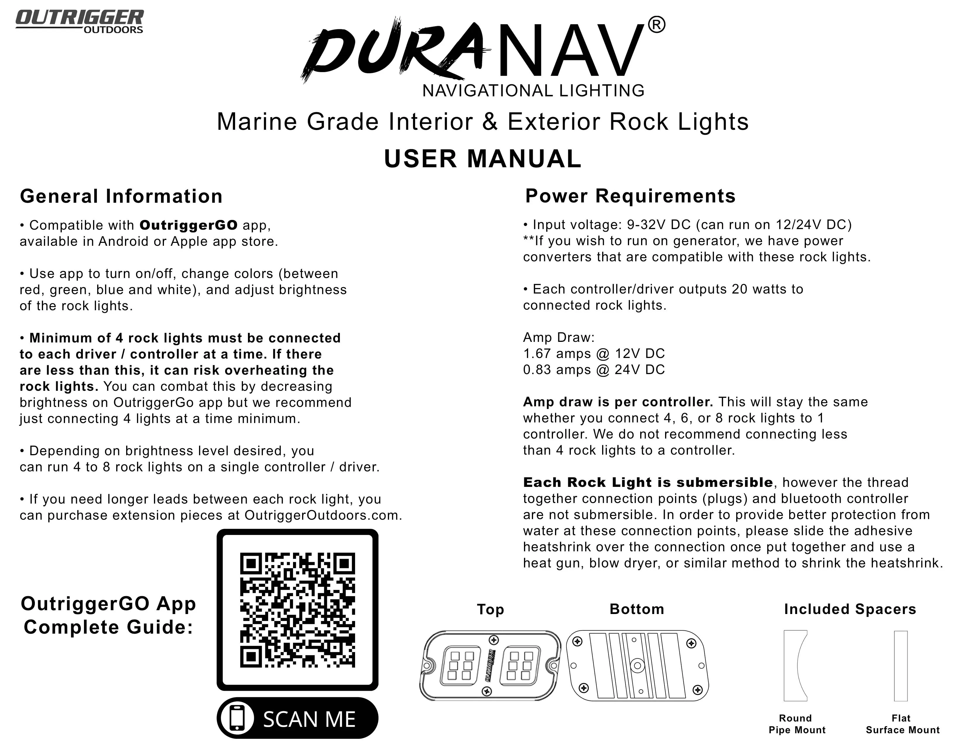 DURANAV Rock Lights