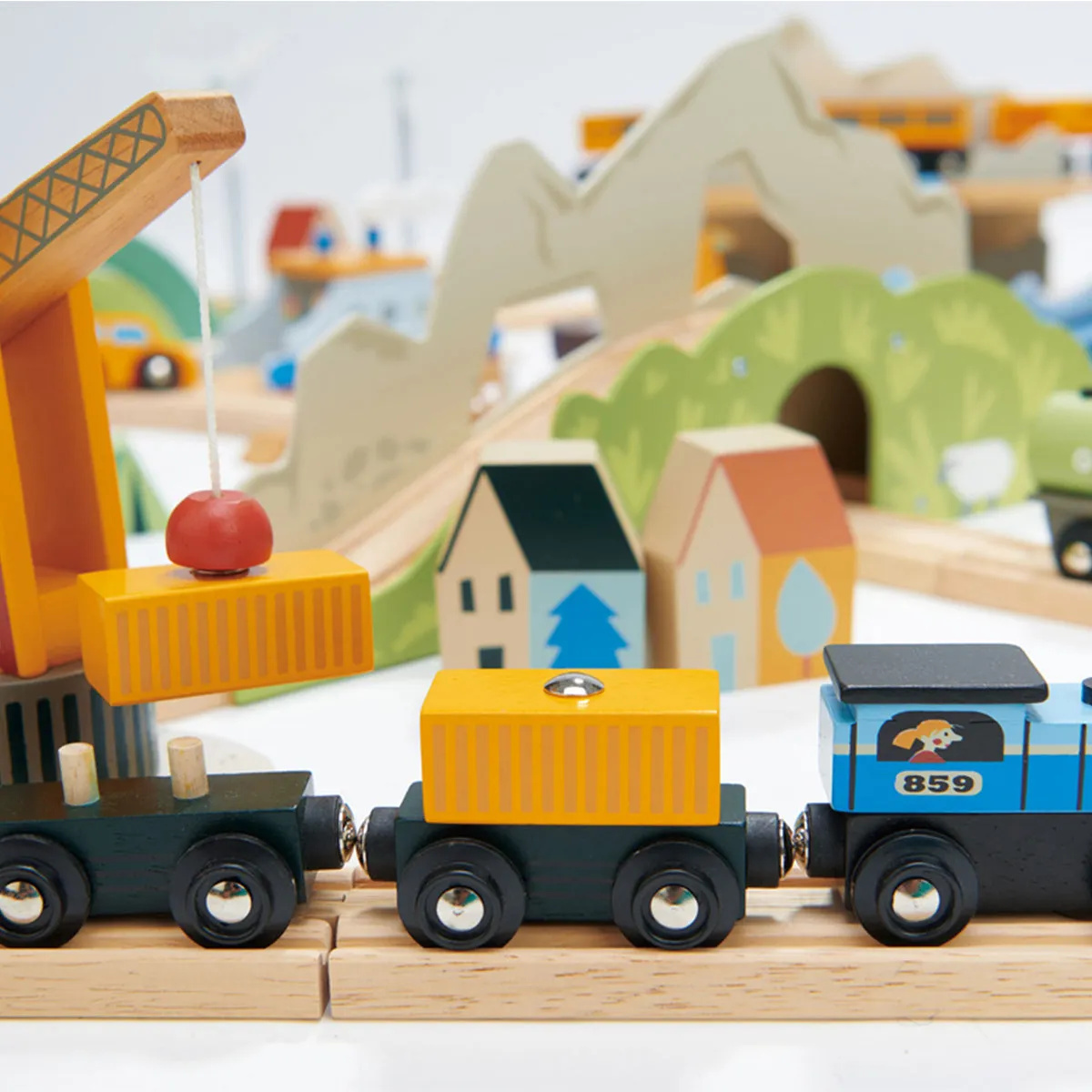 Mountain View Train Set by Tender Leaf Toys