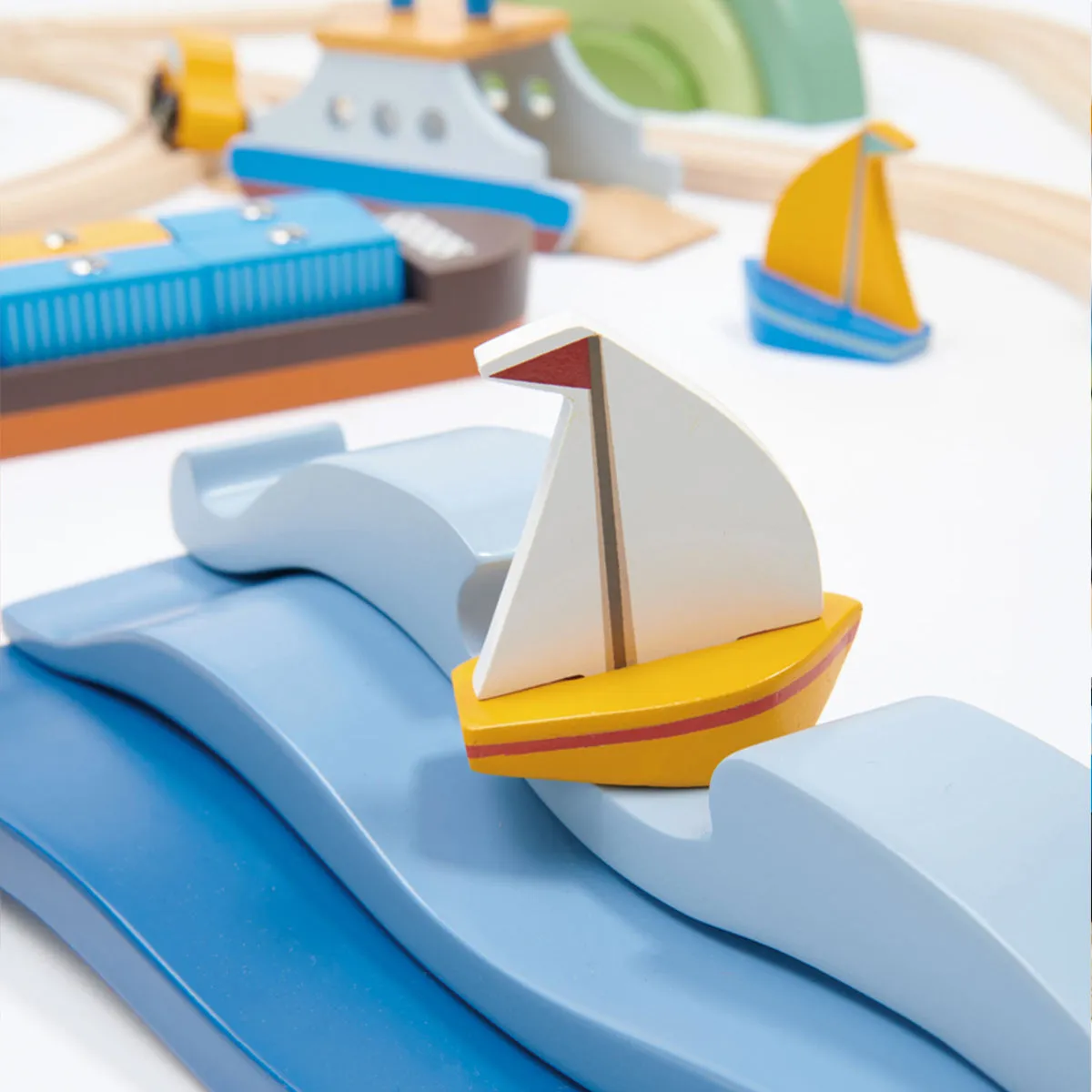 Mountain View Train Set by Tender Leaf Toys