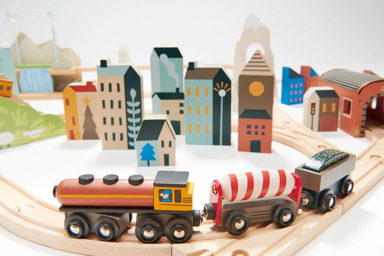 Mountain View Train Set by Tender Leaf Toys