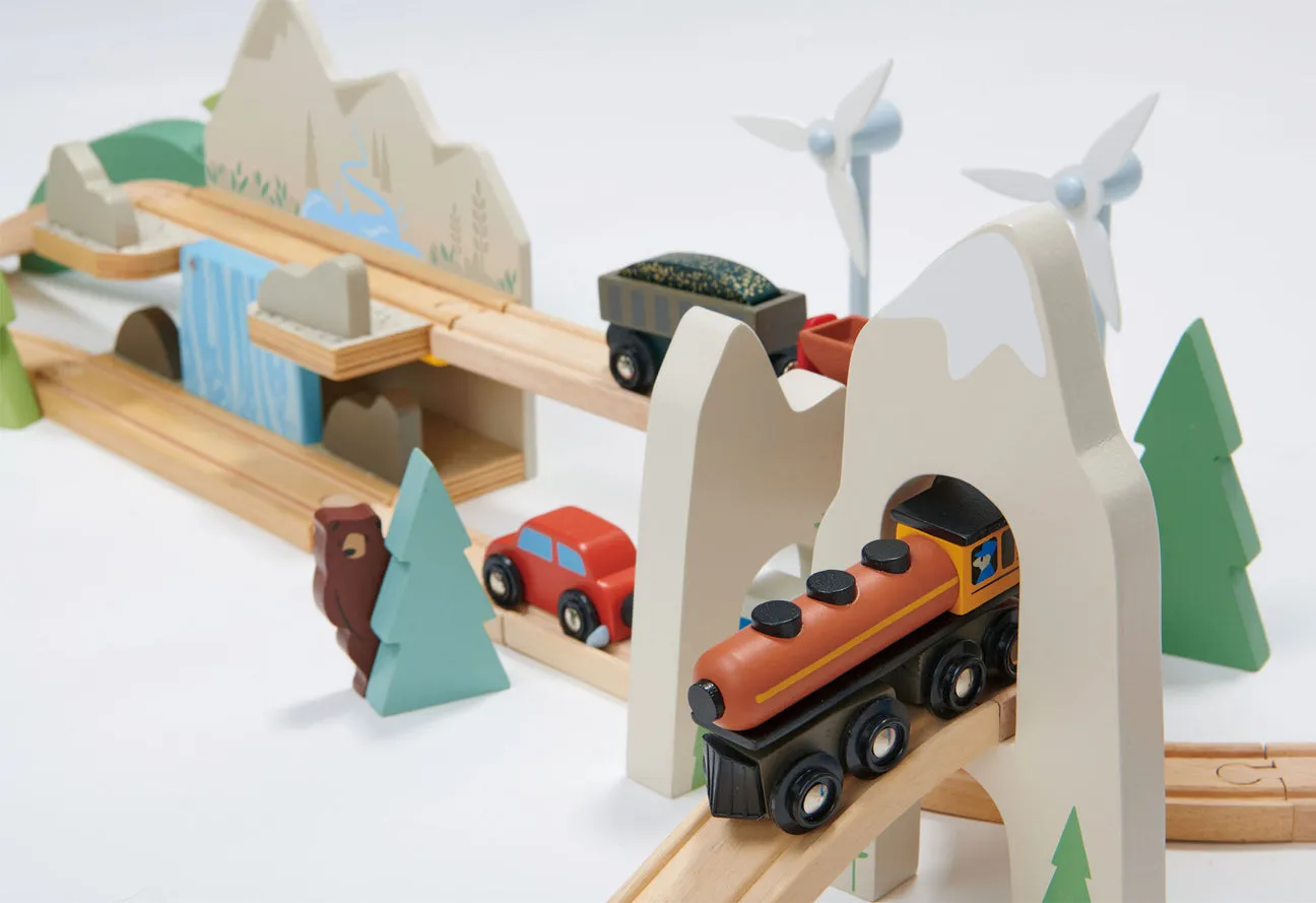 Mountain View Train Set by Tender Leaf Toys