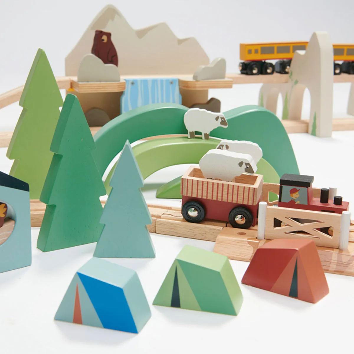 Mountain View Train Set by Tender Leaf Toys