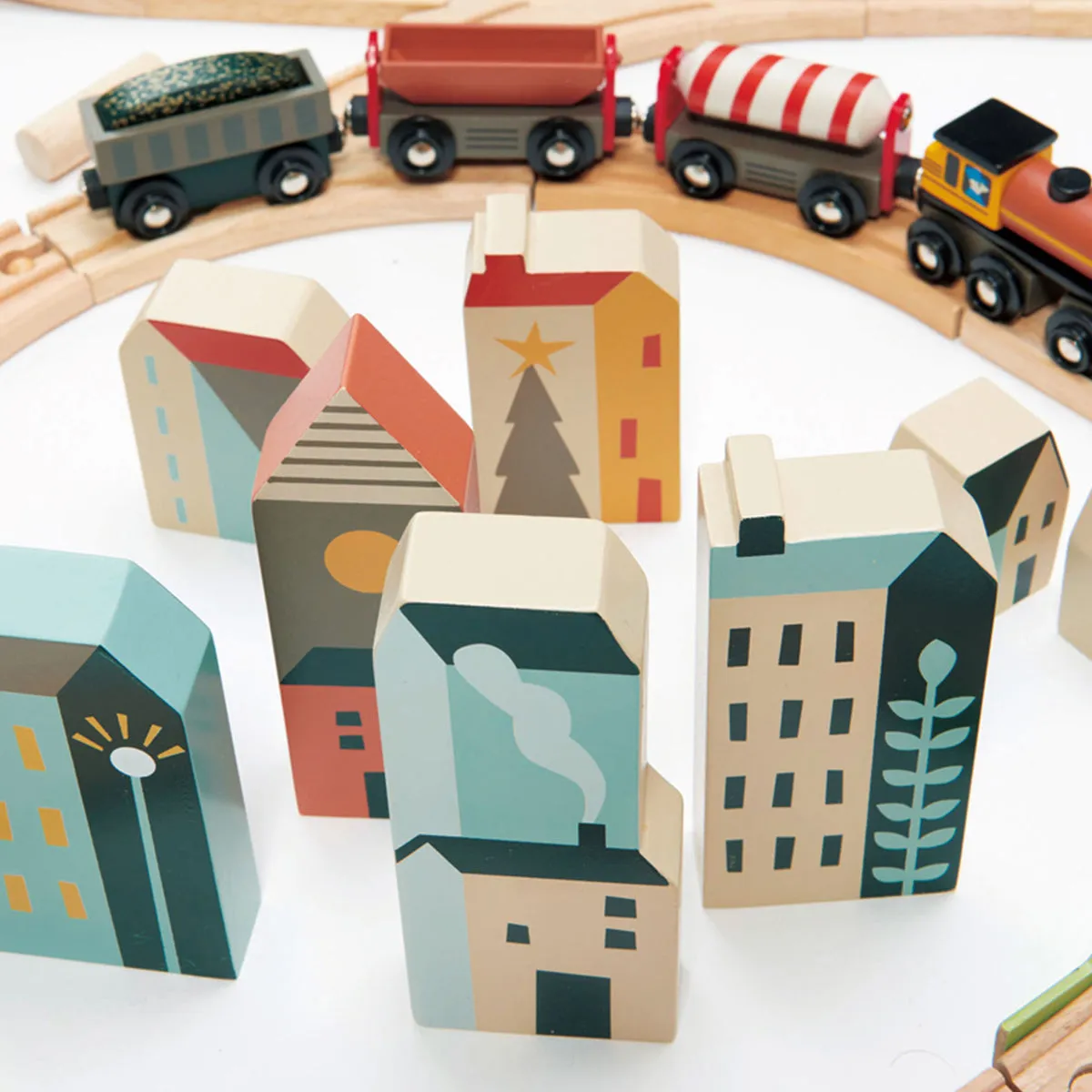 Mountain View Train Set by Tender Leaf Toys