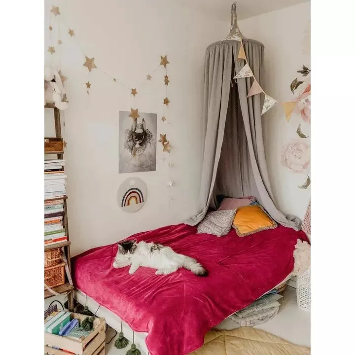 Pigeon Grey Linen Teepee Tent
