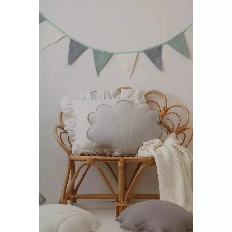 Pigeon Grey Linen Teepee Tent