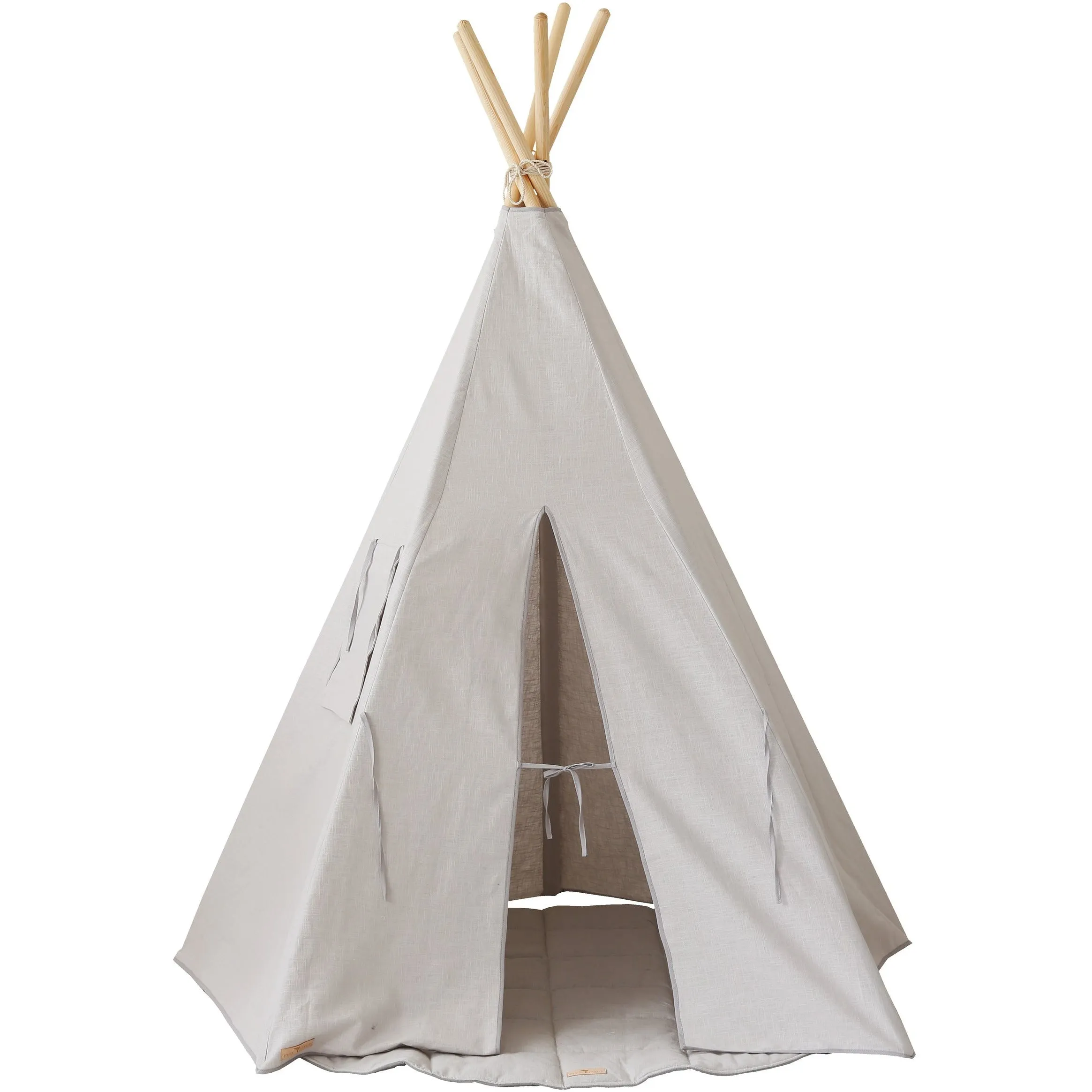 Pigeon Grey Linen Teepee Tent