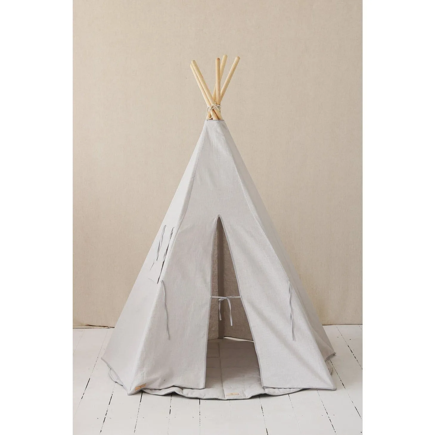 Pigeon Grey Linen Teepee Tent