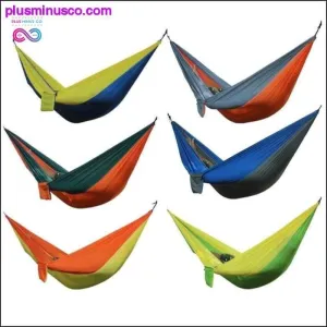 Portable Hammock Double Person Camping Survival Garden Swing