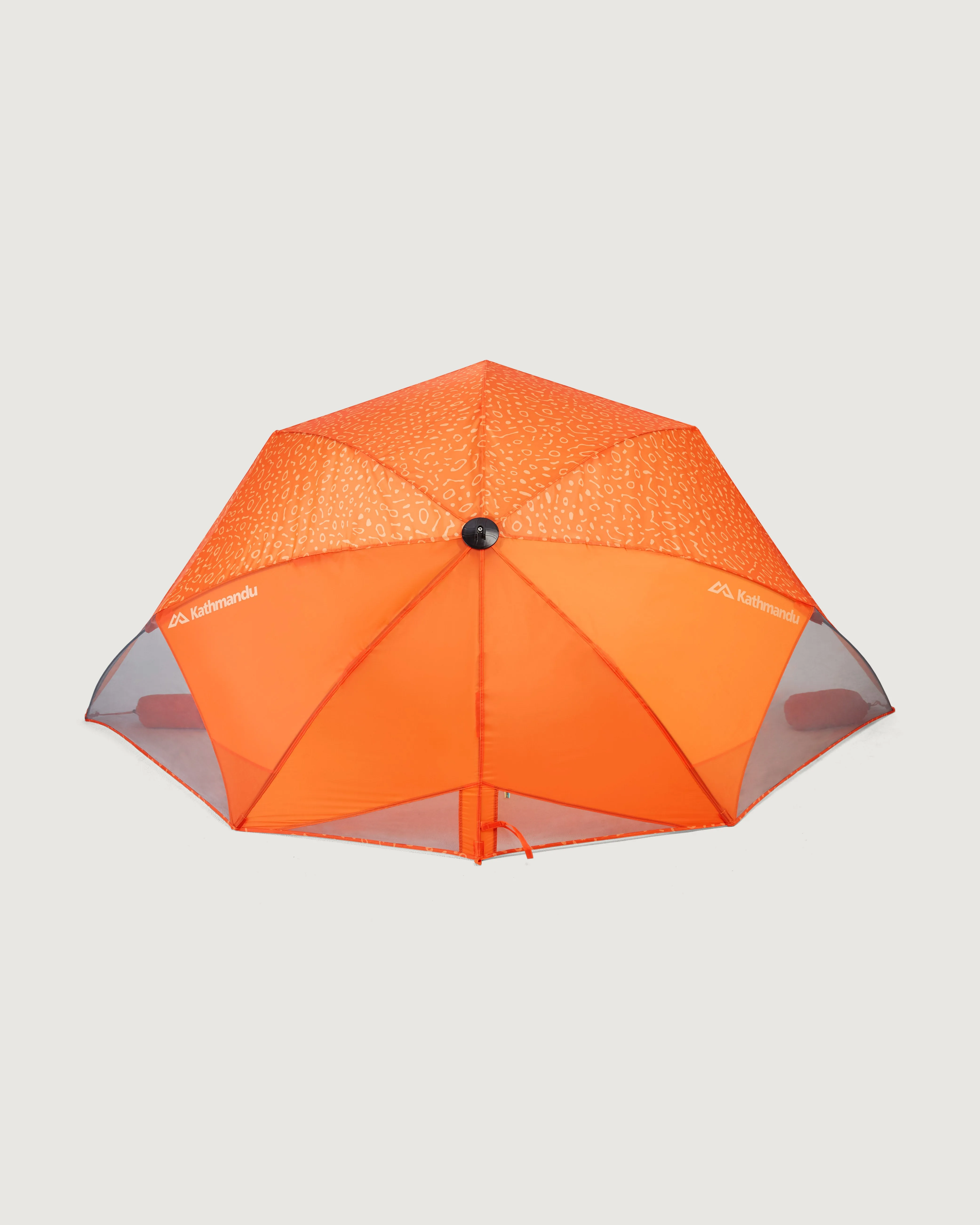 Retreat Umbrella Beach Shelter - Alpenglow/Lolly Manta Print