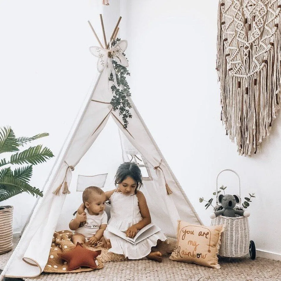 Teepee Tent - Golden Star (Leatherette)