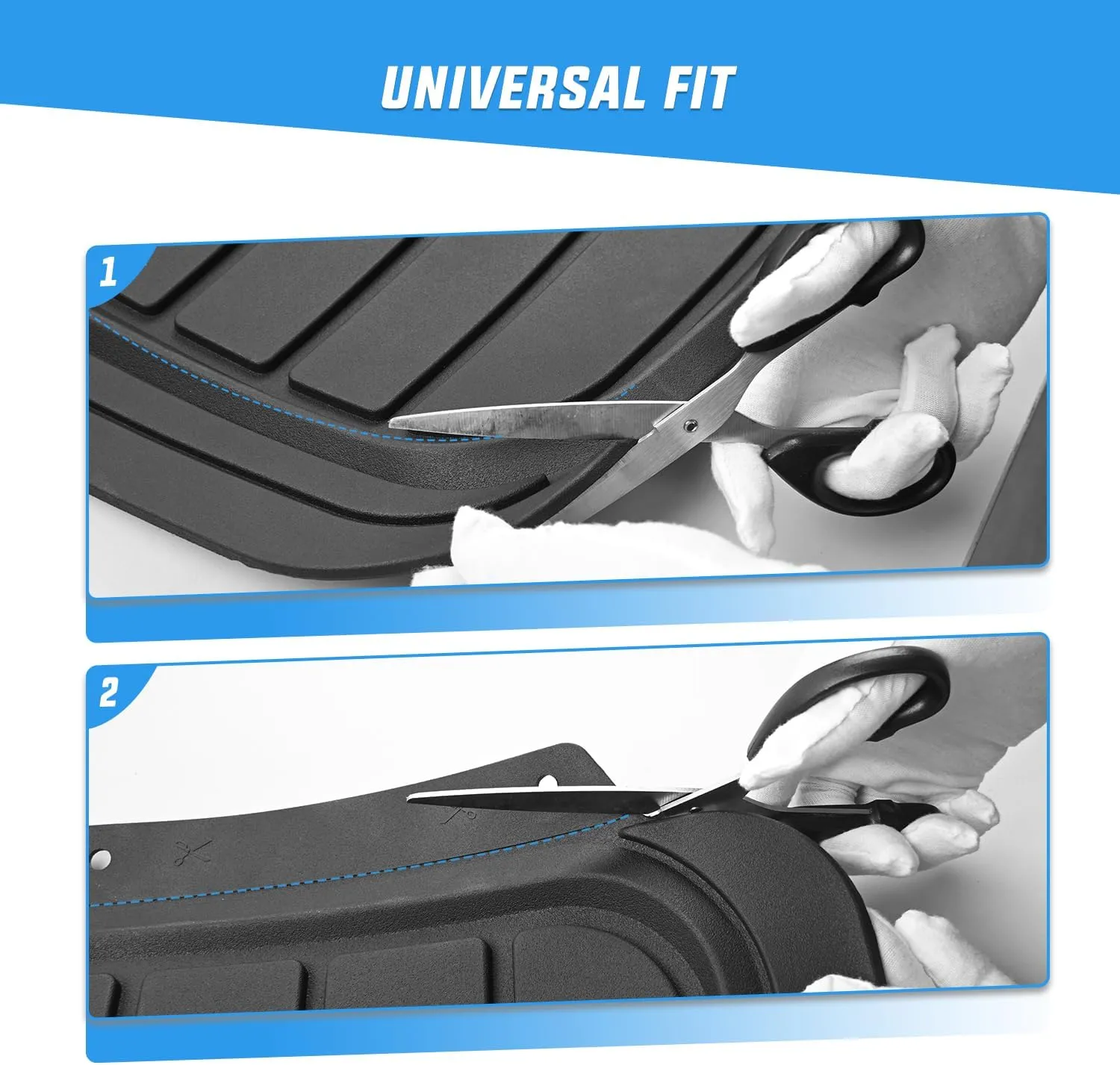 Universal Fit PVC Floor Mats 3 Packs